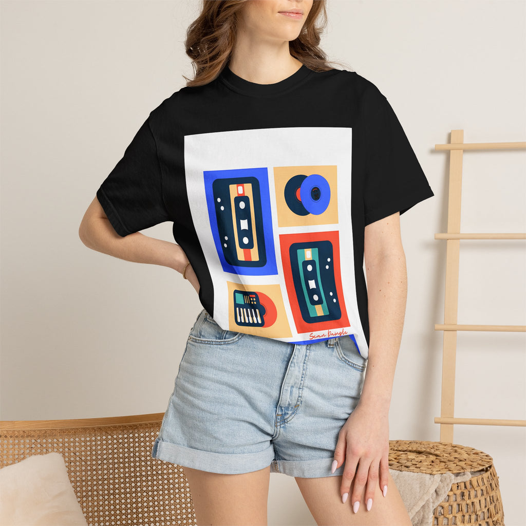 Retro Cassette Tee — "Ariwo Ko Ni Music" Graphic T-Shirt
