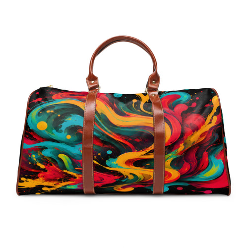 Duffle Bag — 'For Gods By Gods' Colorful Waterproof Travel Duffle