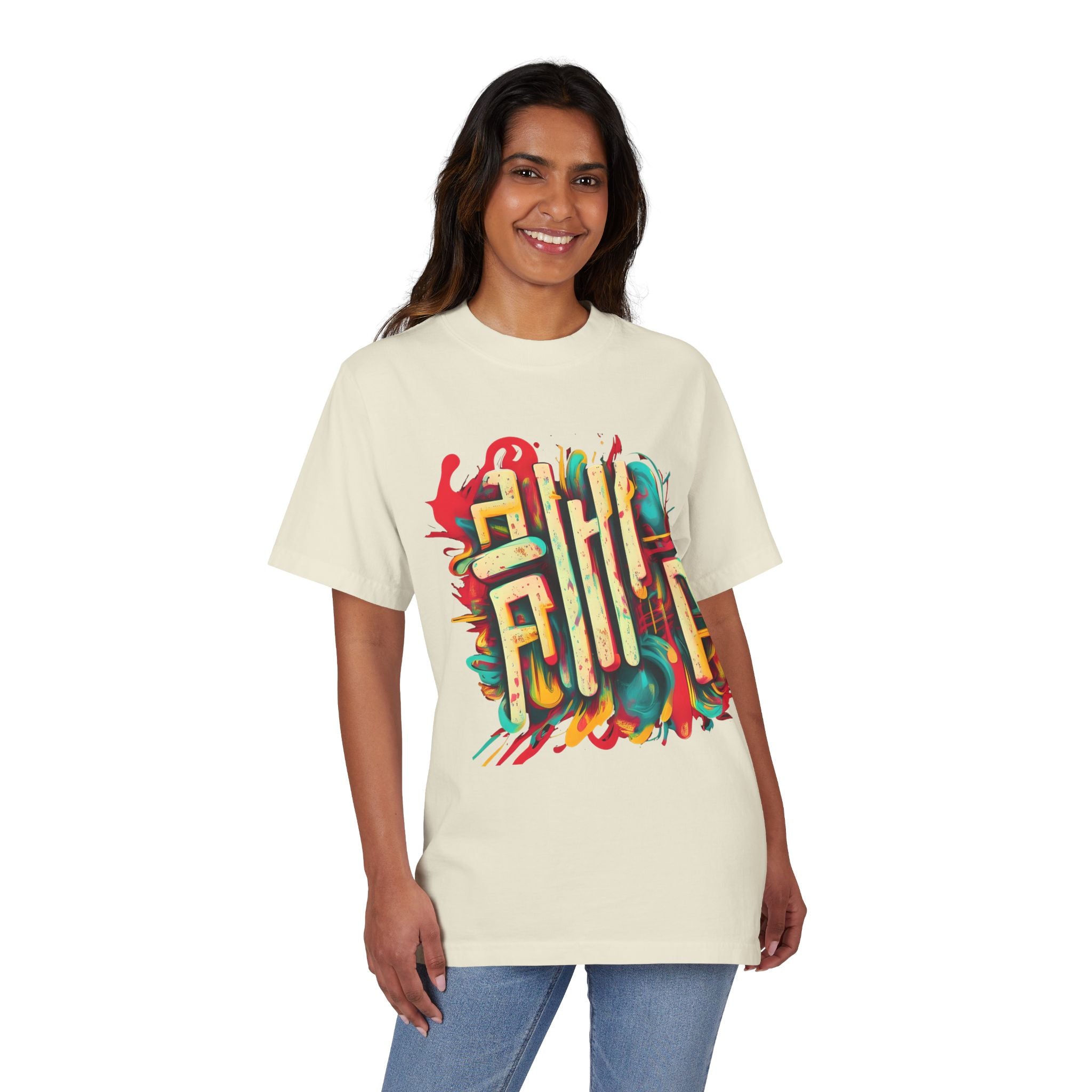 Street Art T-Shirt — Colorful Graffiti Calligraphy Tee