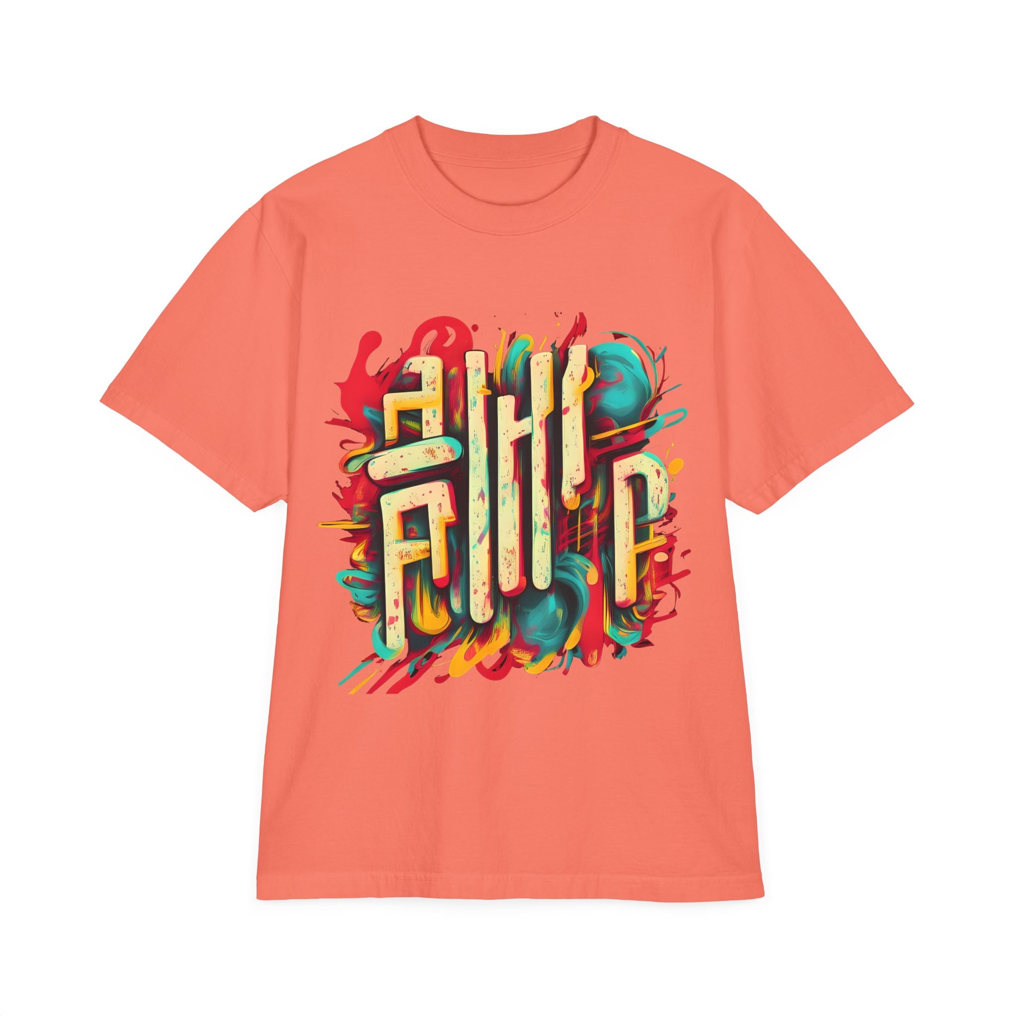 Street Art T-Shirt — Colorful Graffiti Calligraphy Tee