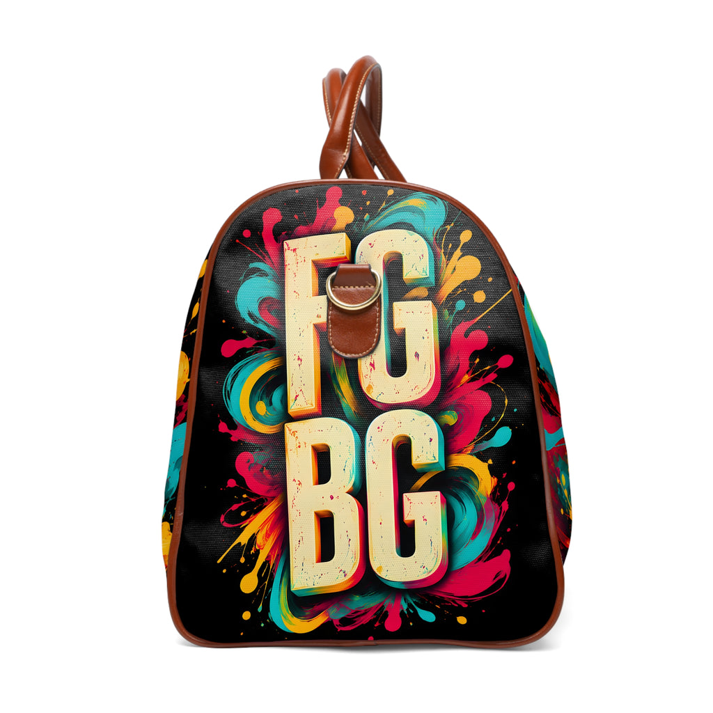 Duffle Bag — 'For Gods By Gods' Colorful Waterproof Travel Duffle