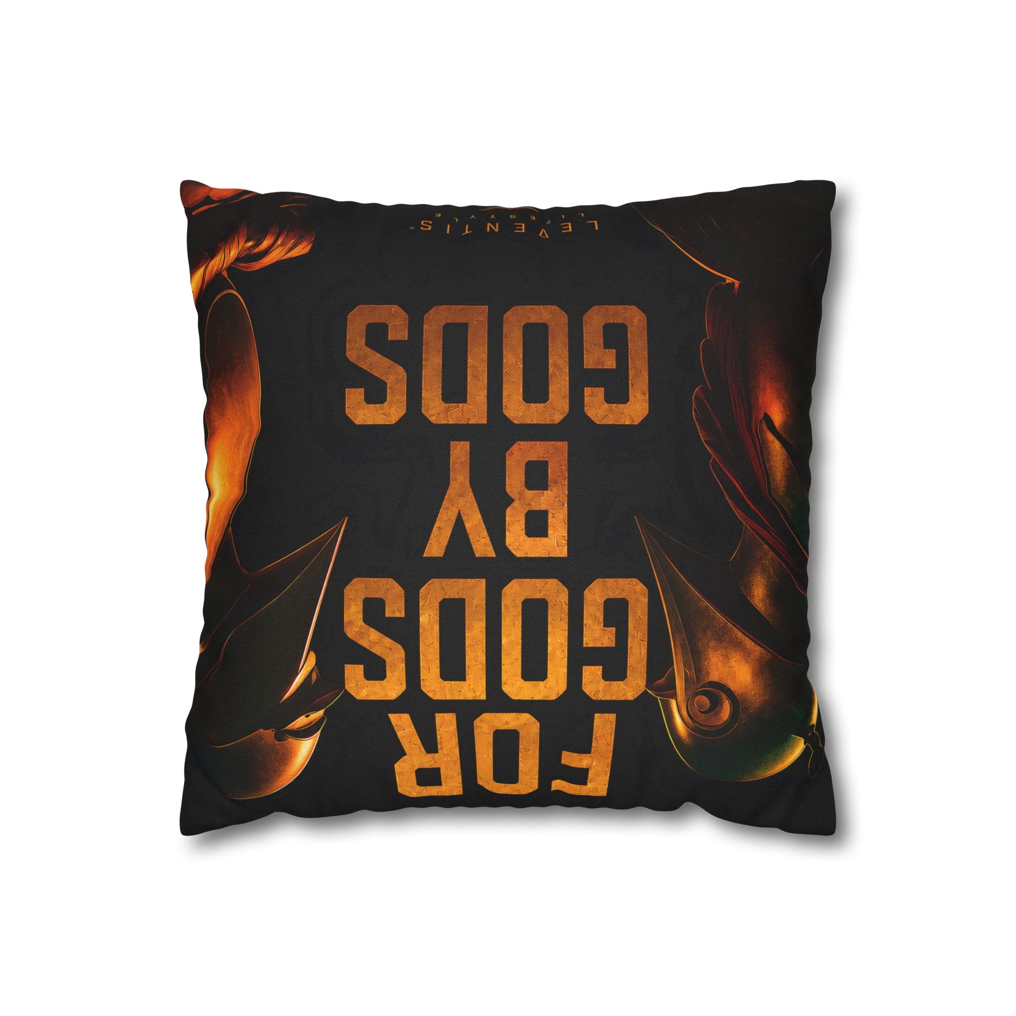 Vintage Robot Face-Off Pillowcase — Retro Sci‑Fi Square Pillow Cover