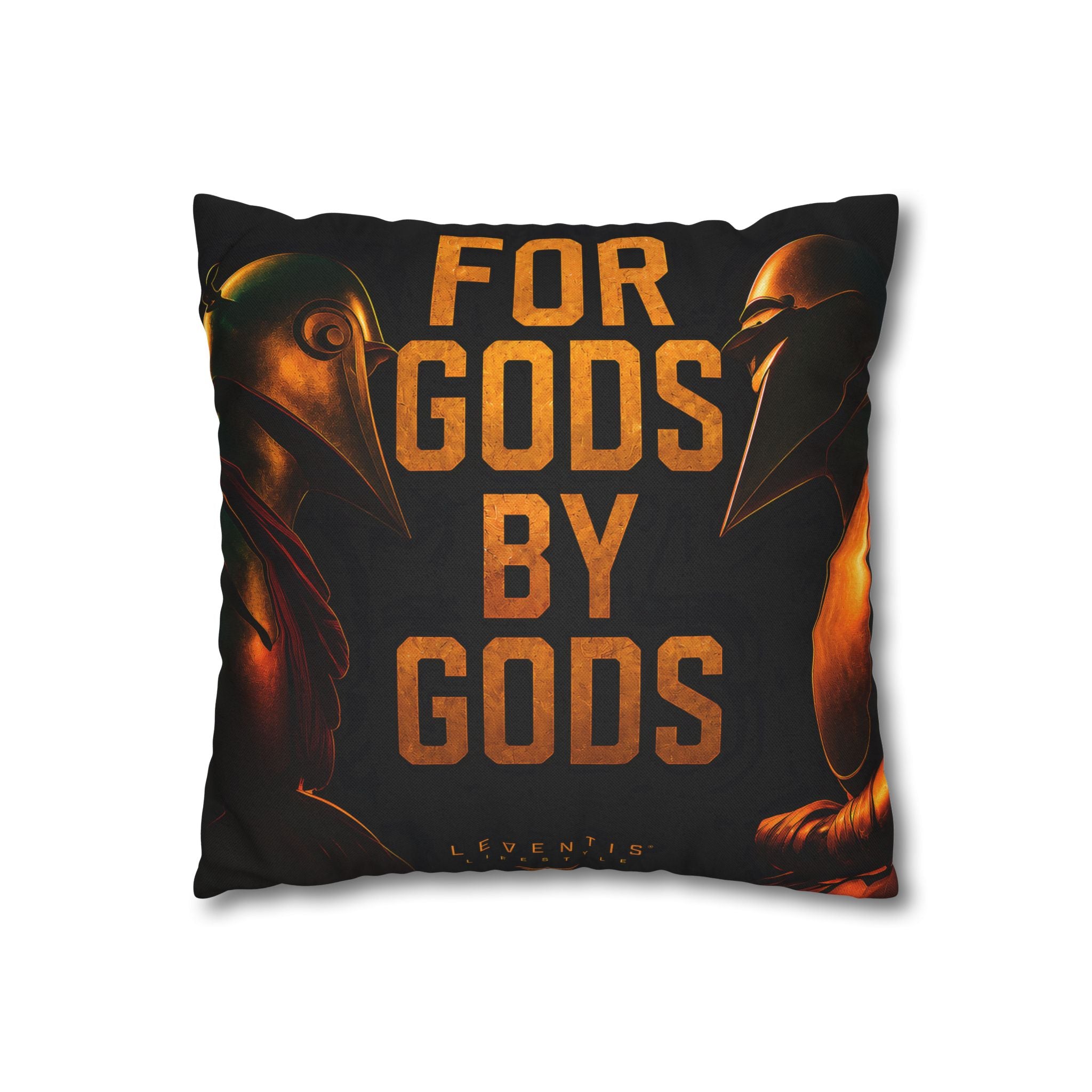 Vintage Robot Face-Off Pillowcase — Retro Sci‑Fi Square Pillow Cover