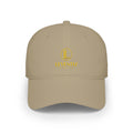 Minimalist 'Leventis Lifestyle' Gold Logo Baseball Cap