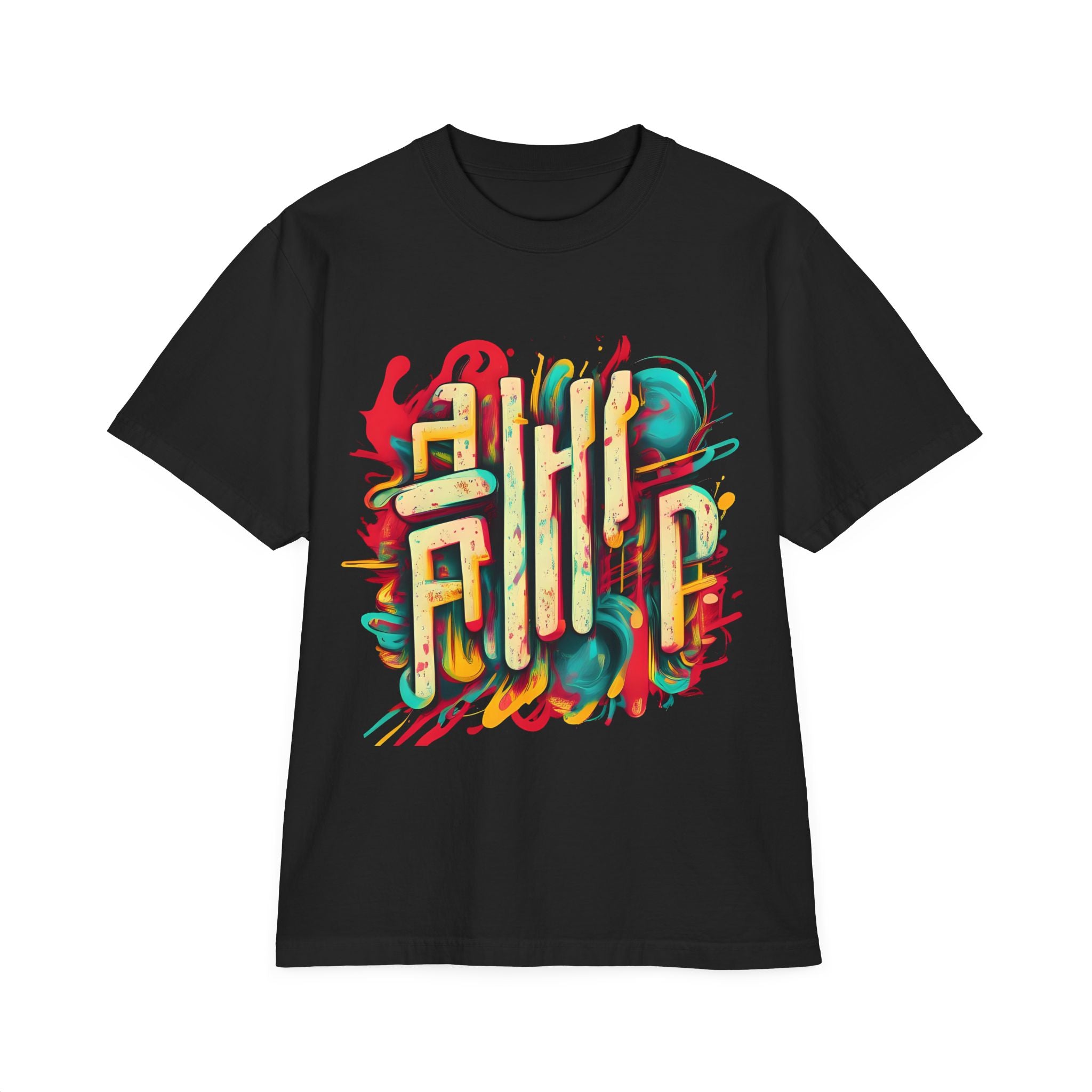 Street Art T-Shirt — Colorful Graffiti Calligraphy Tee